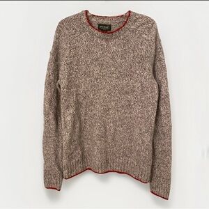 Eddie Bauer Men’s Sweater Wool Crew Neck Knit Size Large Pullover Vintage